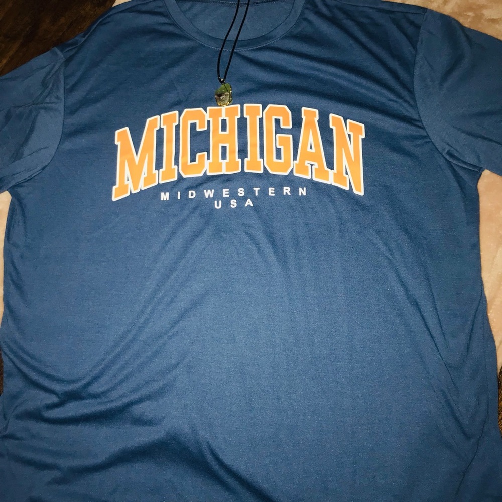 Deep blue ‘Michigan’ Tee